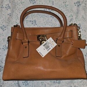 Michael Kors Tan Leather Satchel